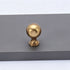 Smooth Round Ball Single Hole Cabinet Knob 6pcs