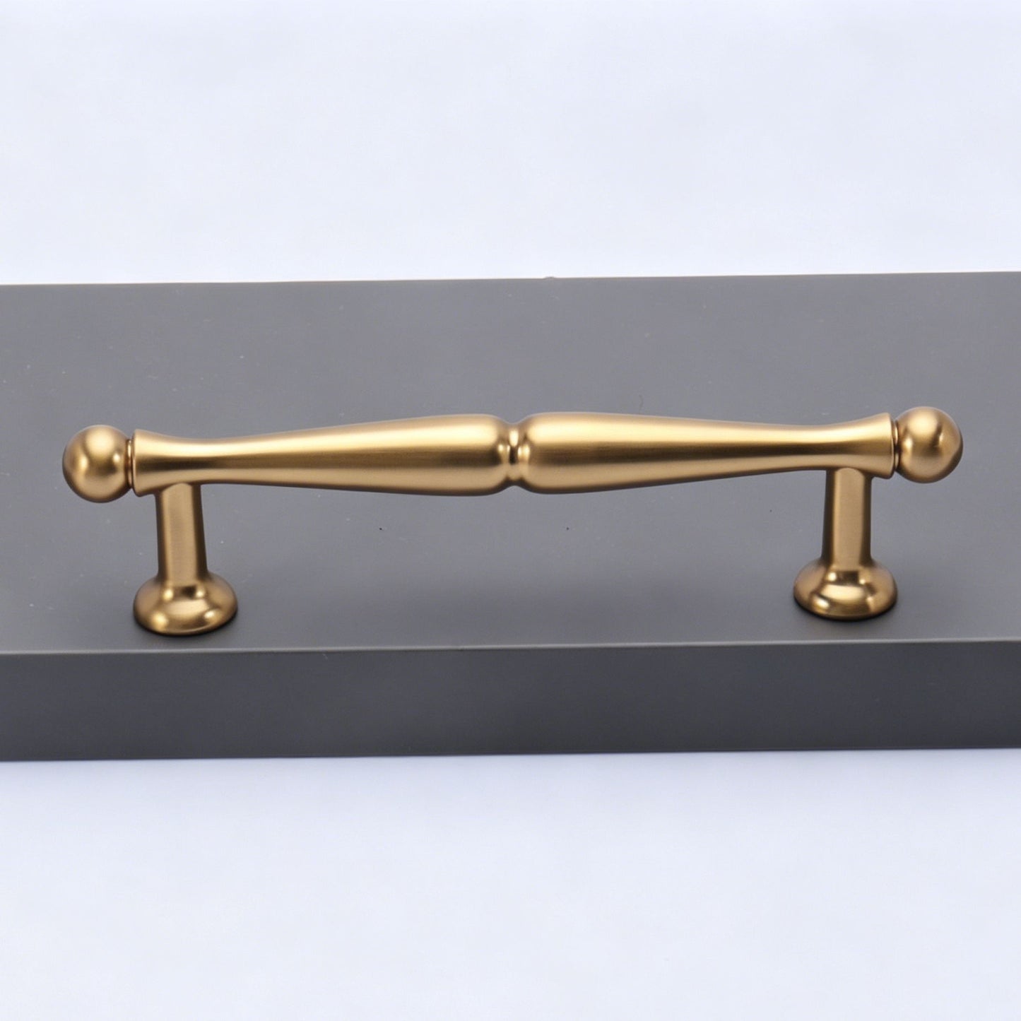 96mm Hole Spacing Waisted Ball Bar Cabinet Pull 6pcs