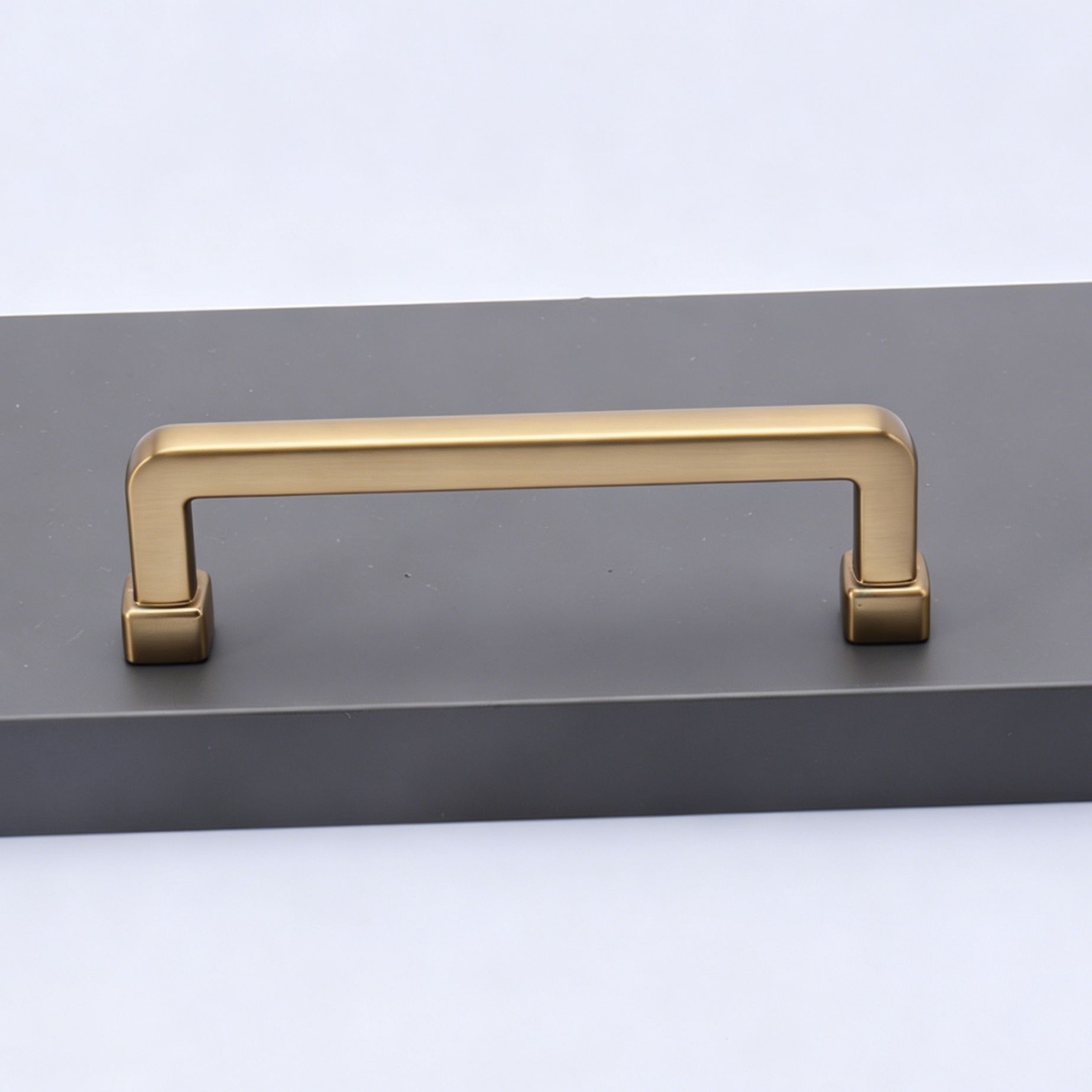 96mm Hole Spacing Square Straight Cabinet Pull 6pcs