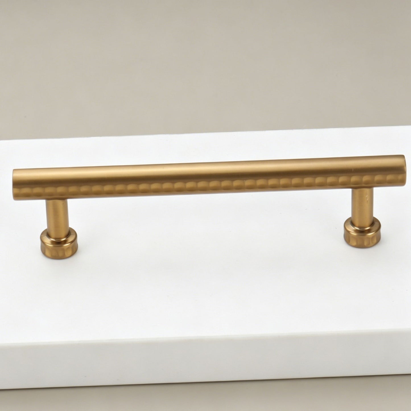 96mm Hole Spacing Hammered Tube Cabinet Pull 6pcs