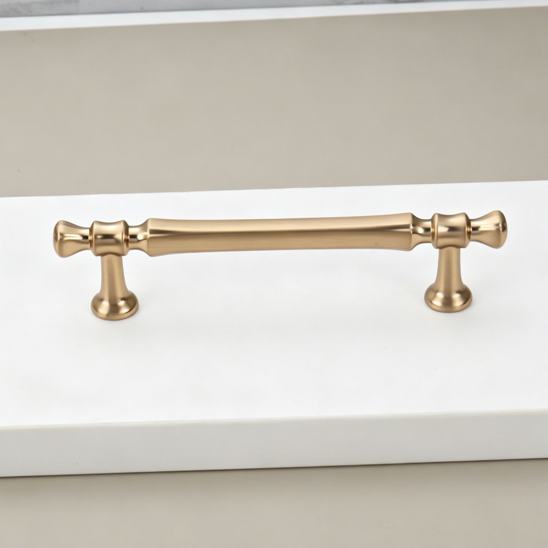 96mm Hole Spacing Waisted Bowtie Cabinet Pull 6pcs