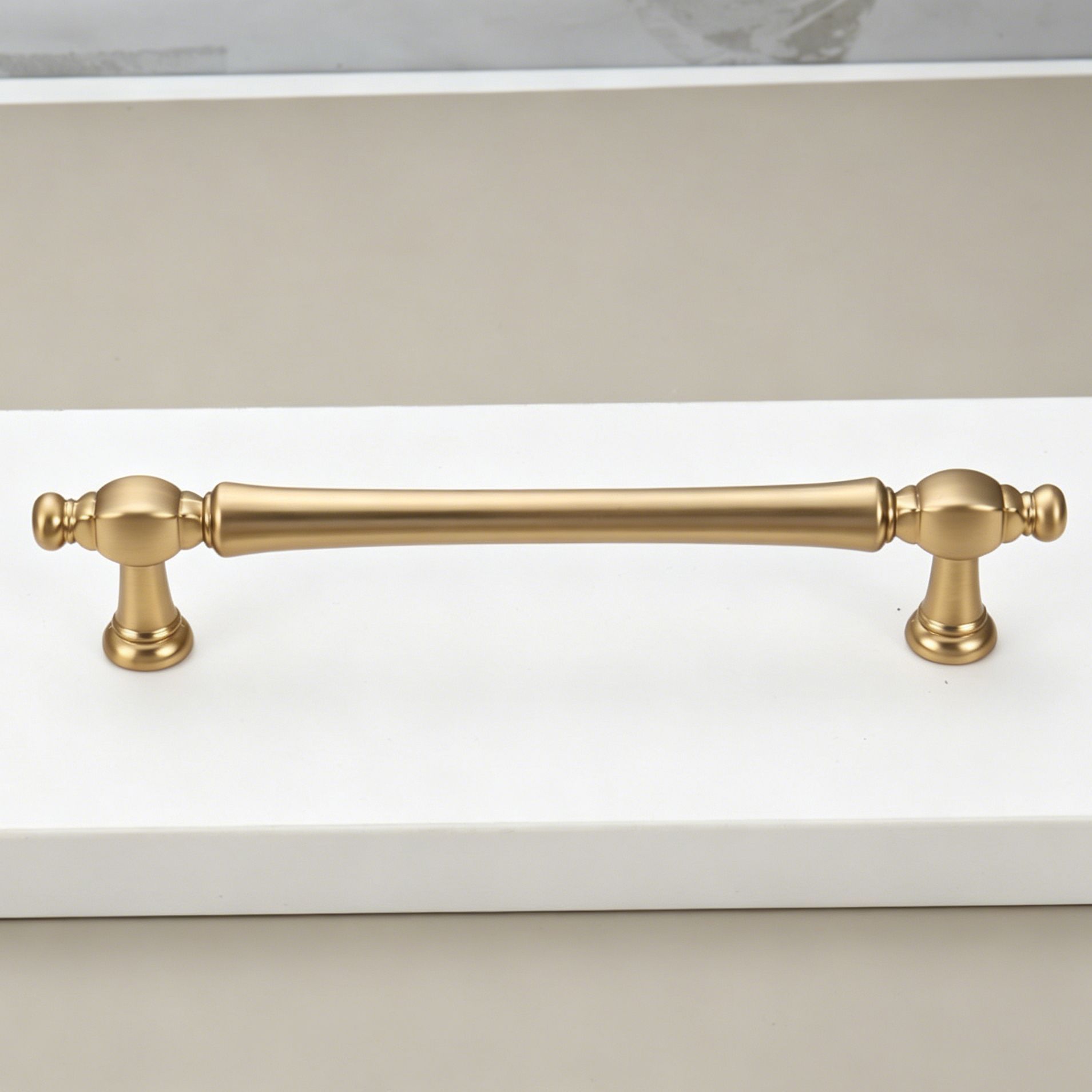 128mm Hole Spacing Multi Round Head Tapered Cabinet Pull 6pcs