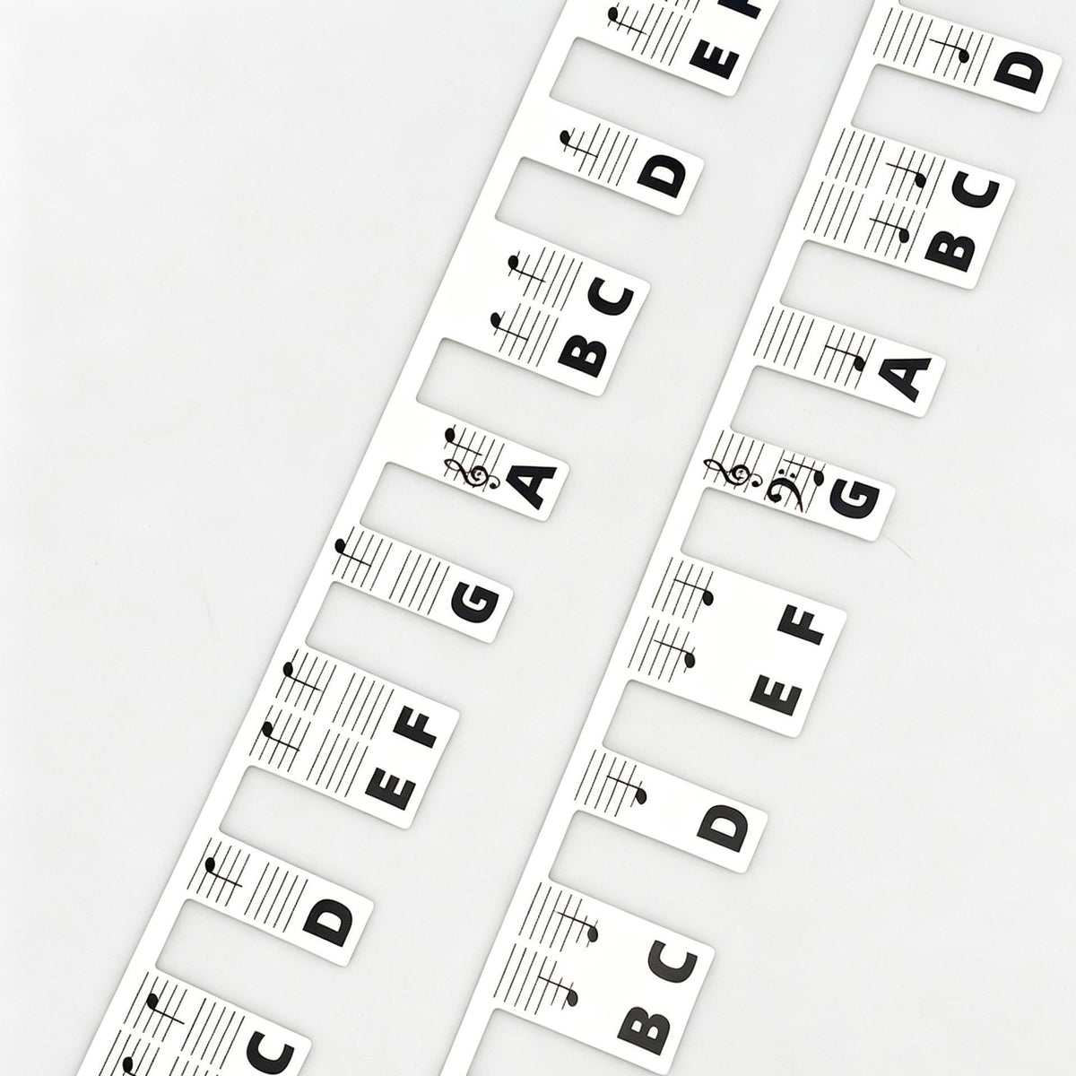 88 Keys Black Piano Note Strip 1pcs Keyboard Sticker