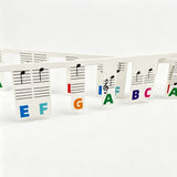 88 Keys Color Piano Note Strip 1pcs Keyboard Sticker