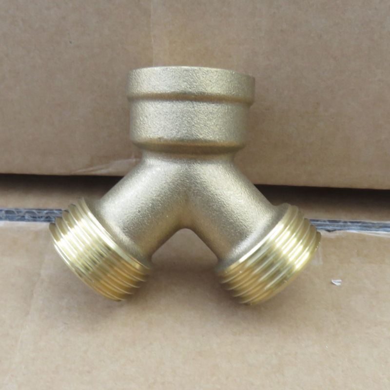 3/4" Solid Brass Male Female Thread Tee Sprayer Pipe Connector 1pcs