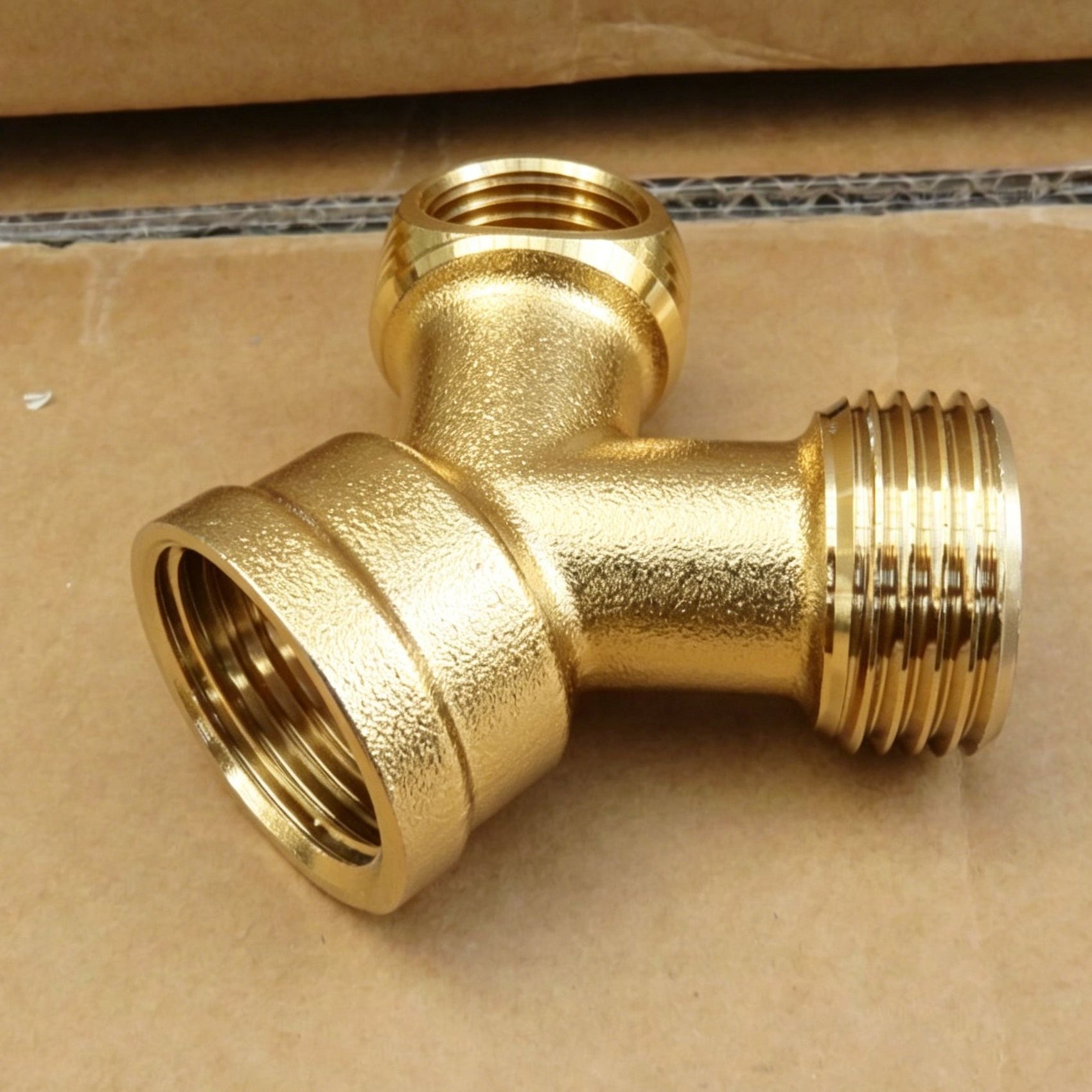 3/4" Brass Tee Joint Adapter For Sprayer & Dishwasher 4pcs