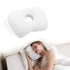 White Checker Soft Ear Pillow, Gentle Support For Sensitive Earlobe