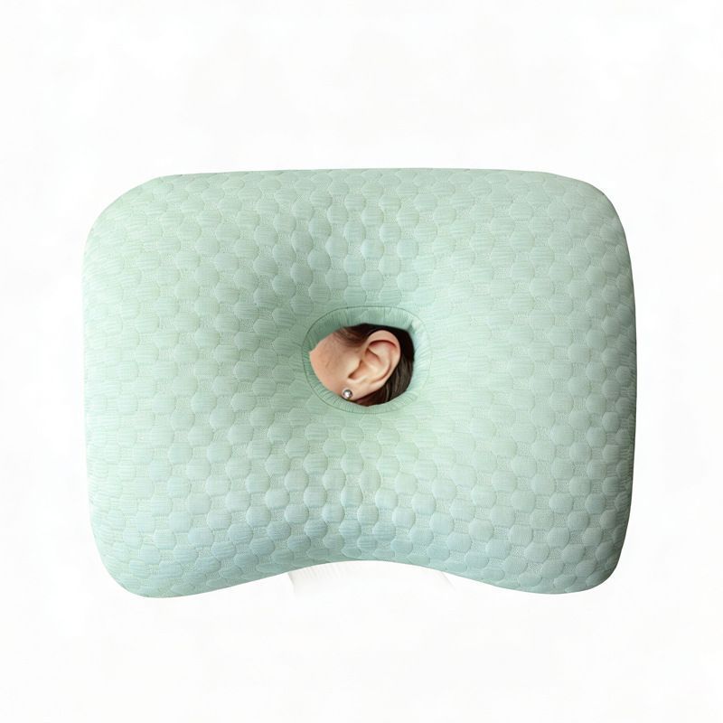 Green Ice Bean Cooling Ear Cushion, Beat Heat & Ear Ache At Night