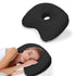 Black Bean Velvet Ear Cushion, Hollow Design No Pain With Earrings