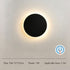 13CM Black Touch Eclipse LED Wall Light Stepless Dimming