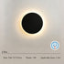 13CM Black Touch Eclipse Wall Light 2Pcs Stepless Dimming