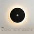 30CM Black Sensor Eclipse Wall Light 2Pcs Stepless Dimming