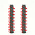2 Carpet Brushes + 1 Blue Cleaning Brush For Bissell 2554A
