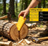 5 Inch Plastic Tree Felling Wedges 2Pcs Log Splitting Garden Tool