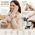 Khaki Fur Cuff Women&
