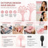 Light Pink Octopus Scalp Massage Brush Gentle Volumising Wet & Dry 1Pcs