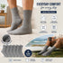 Light Grey Warm Fleece Terry Wool Socks Adult Unisex Loose Top Winter Socks 6 Pairs