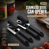 Stainless Steel Can Opener Combo 2Pcs Manual Multi Purpose Kitchen Tool