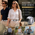 White Elastic Woven Canvas Belt 125cm Unisex Stretch Golf Trouser Strap