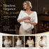 White Ladies Fluffy Faux Fur Wrap Elegant Party Shoulder Cape