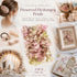 Taro Purple Gradient Hydrangea Preserved Flower Handmade Kit 3×5g Boxes