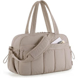 Women Large Capacity Crossbody Bag Water‑Resistant Travel Duffle Bag, Multi‑Purpose For Fitness Commuter Daily Trip, Christmas Holiday Travel Gift, Camel