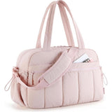 Soft‑Tone Water‑Resistant Women Travel Crossbody Bag, Comfortable Strap For Fitness Training & Daily Outing, Christmas Ladies Practical Present, Lotus Root Pink