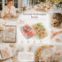 Dreamy Tone & Warm Mixed Shade Preserved Hydrangea Wedding Dried Flower Bulk Kit 4 Boxes