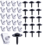 Car Bumper Screws & U Nuts 20PCS
