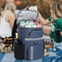 Outdoor Camping Insulated Cooler Backpack for Picnic Hiking (Grey)