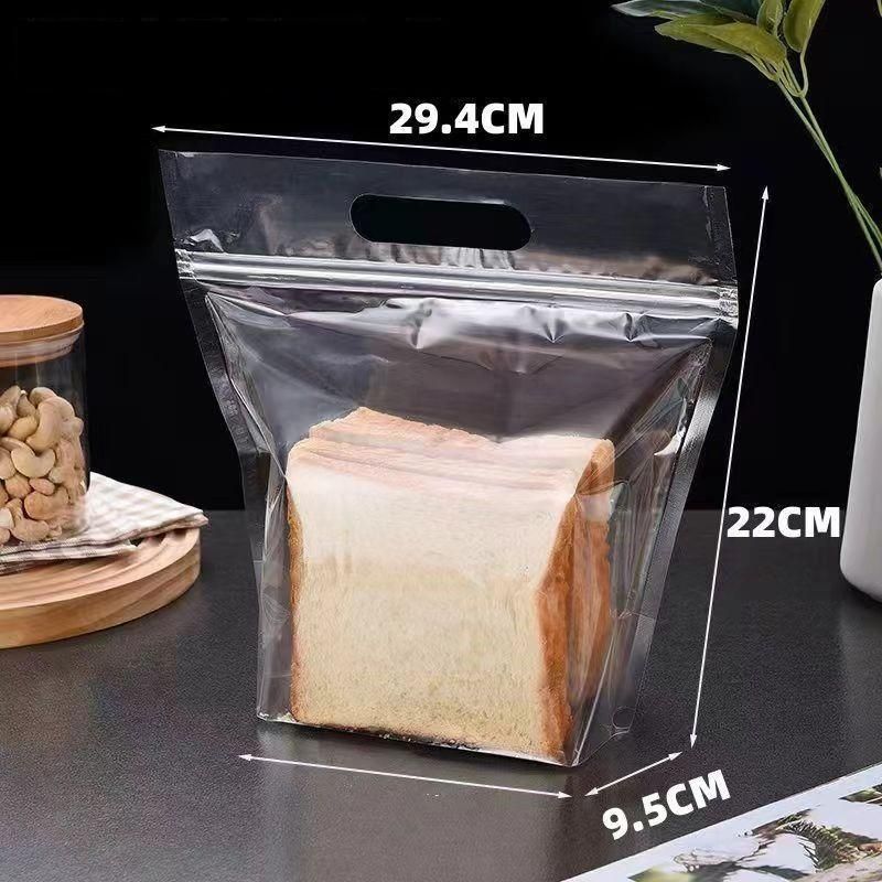 100 Pack [Clear Bread Bags] Holds 250g