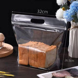 100 Pack [Clear Bread Bags] Holds 450g