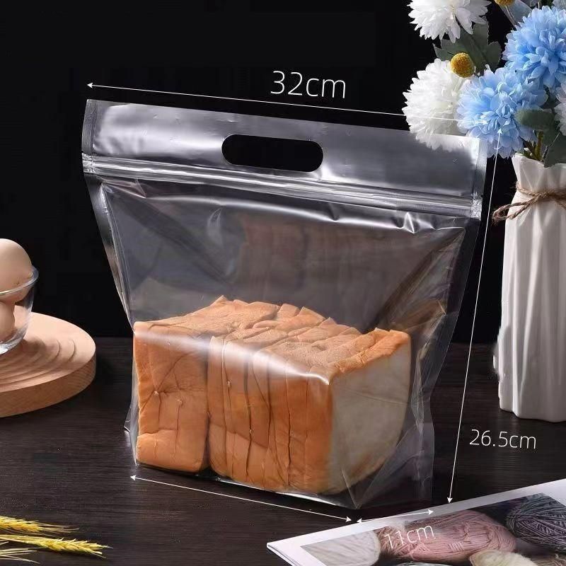 100 Pack [Clear Bread Bags] Holds 450g