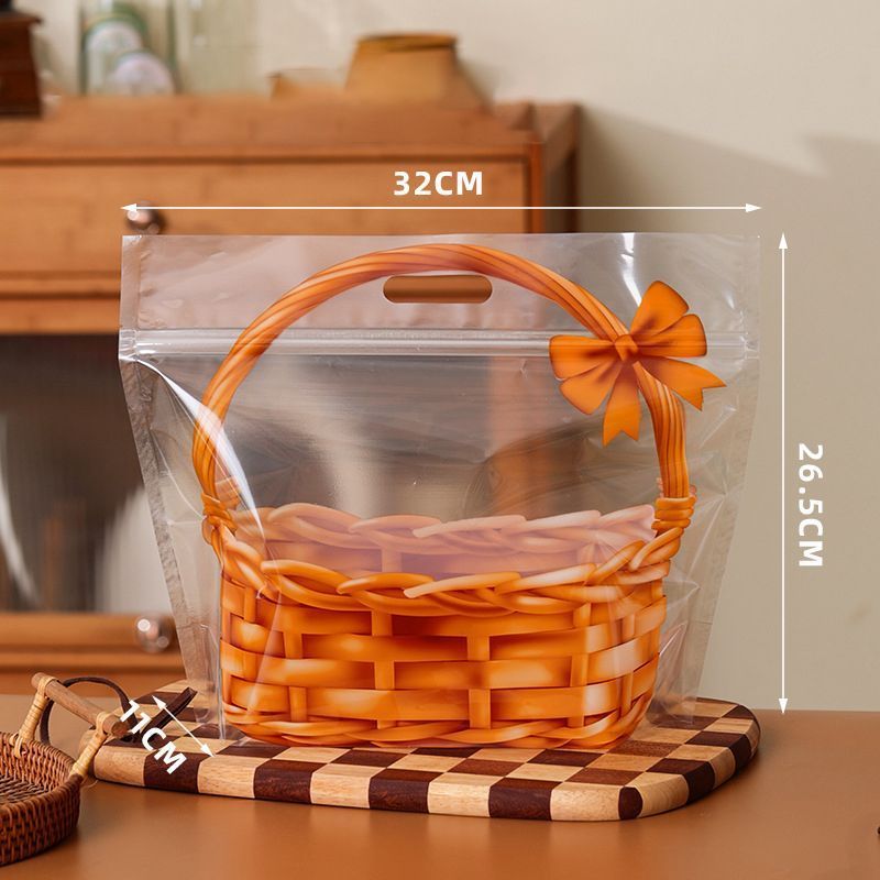 100 Pack [Bowknot Basket] Holds 450g
