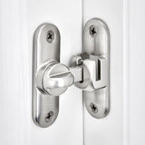 3Pcs No-Drill Door Latch Buckle with Screws