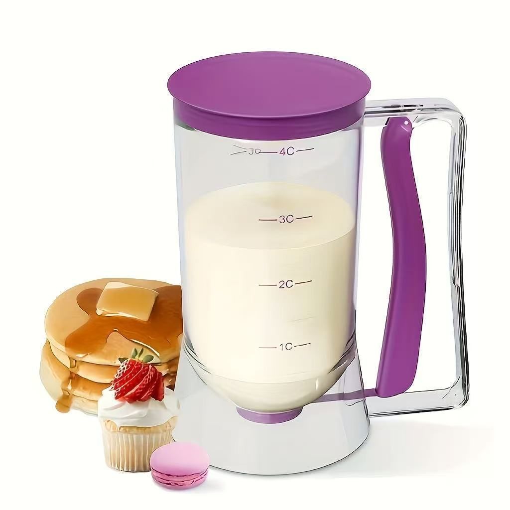 Purple Cake Batter Dispenser
