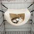 Cat Cage Hammock - Cream Yellow 35×27×20cm