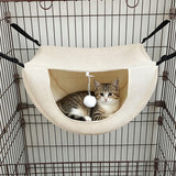 Cat Cage Hammock - Cream Yellow 47×38×28cm