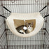 Cat Cage Hammock - Cream Yellow 47×38×28cm