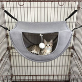 2 Pcs Cat Cage Hammock - Grey  35×27×20cm
