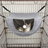 2 Pcs Cat Cage Hammock - Grey  35×27×20cm