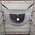 2 Pcs Cat Cage Hammock - Grey 47×38×28cm