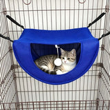2 Pcs Cat Cage Hammock - Blue 35×27×20cm
