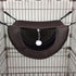 2 Pcs Cat Cage Hammock - Coffee 47×38×28cm