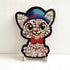 Wooden Jigsaw Puzzle, Morandi Color Box + Cat with Blue Hat