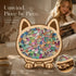 Wooden Jigsaw Puzzle, Morandi Color Box + Morandi Style Dog