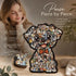 Wooden Jigsaw Puzzle, Morandi Color Box + Teddy Dog