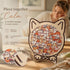 Wooden Jigsaw Puzzle, Macaron Color Box + Kitten