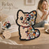 Wooden Jigsaw Puzzle, Melad Color Box + Melad Style Dog