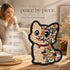 Wooden Jigsaw Puzzle, Melad Color Box + Teddy Dog